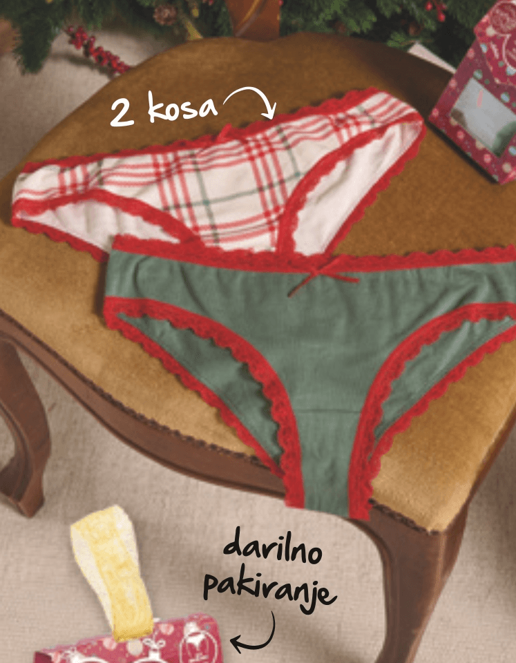 Ženske spodnje hlače 2 kosa