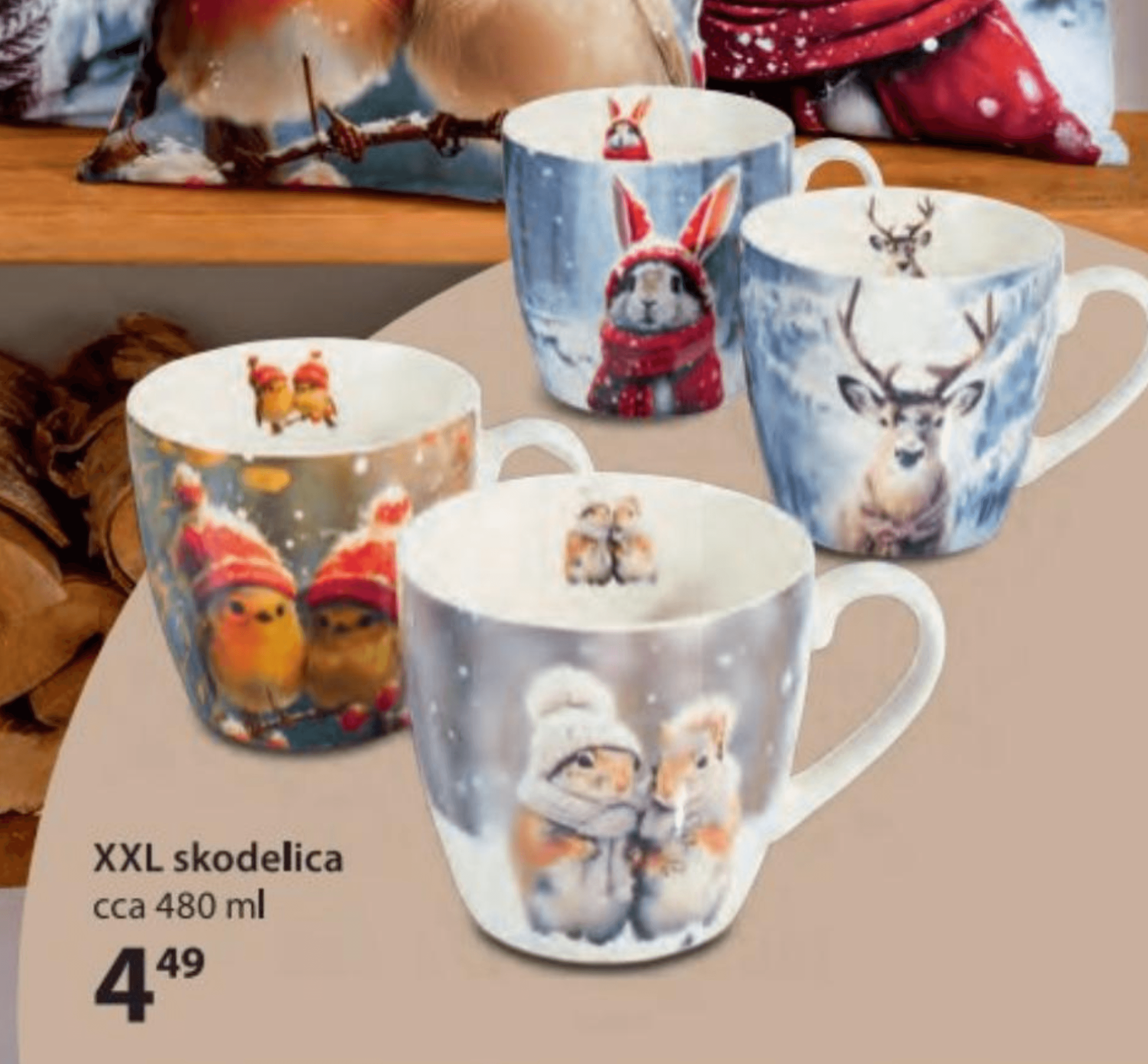 XXL skodelica cca 480 ml