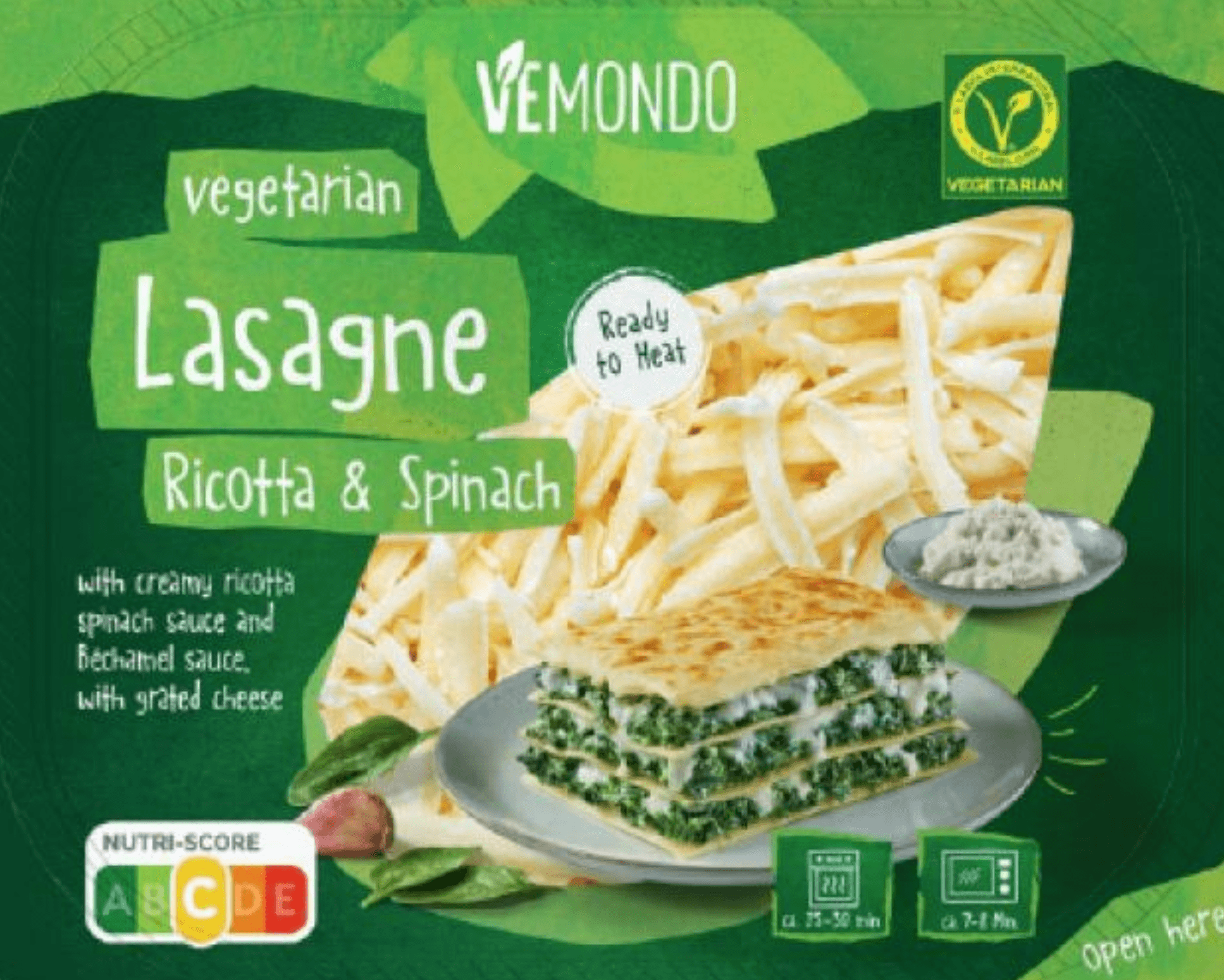 Vemondo Vegetarijanska lazanja 400 g