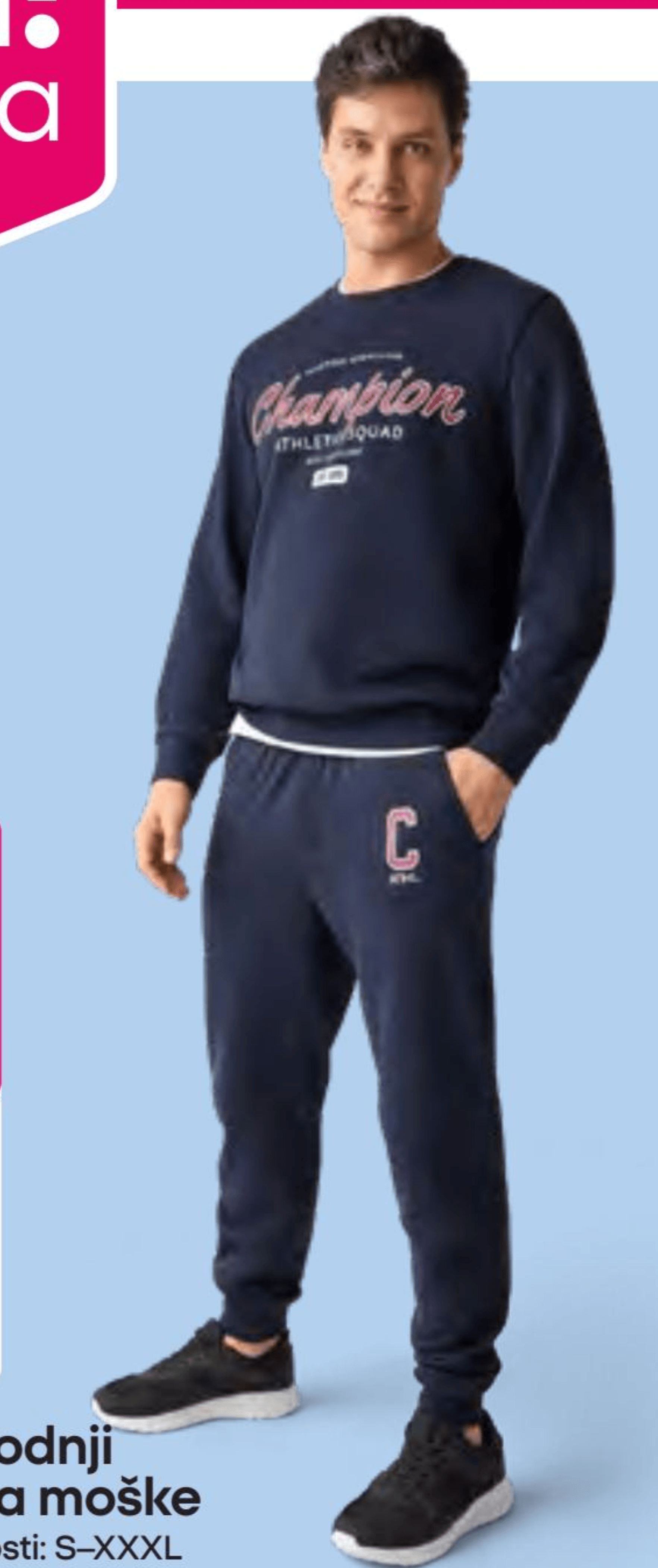 Champion Zgornji ali spodnji del trenirke za moške - Akcija v trgovini Pepco