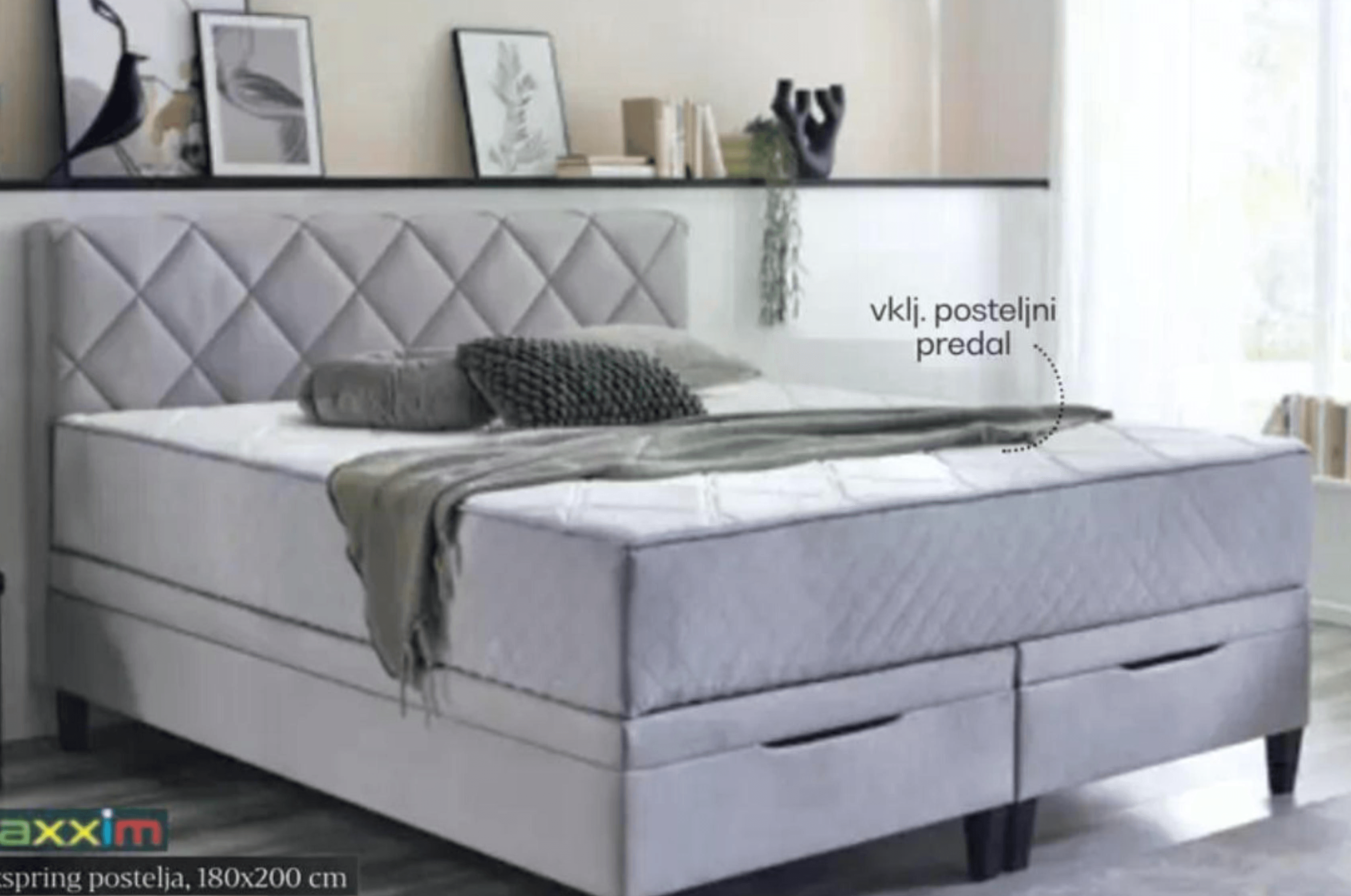 Boxspring postelja