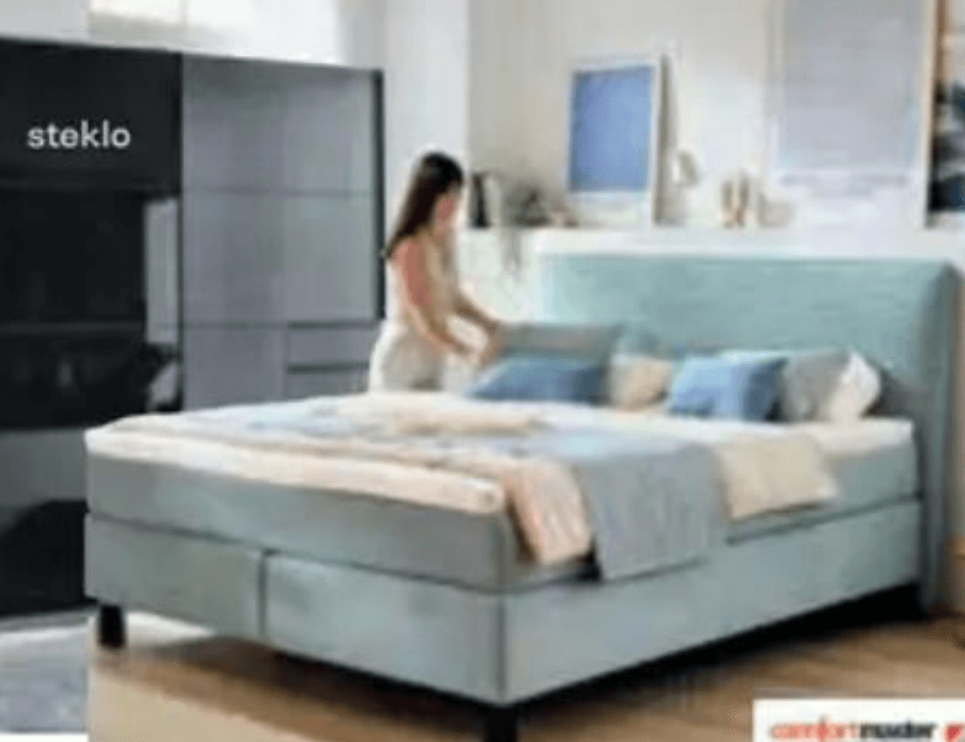 Boxspring postelja 180x200 cm