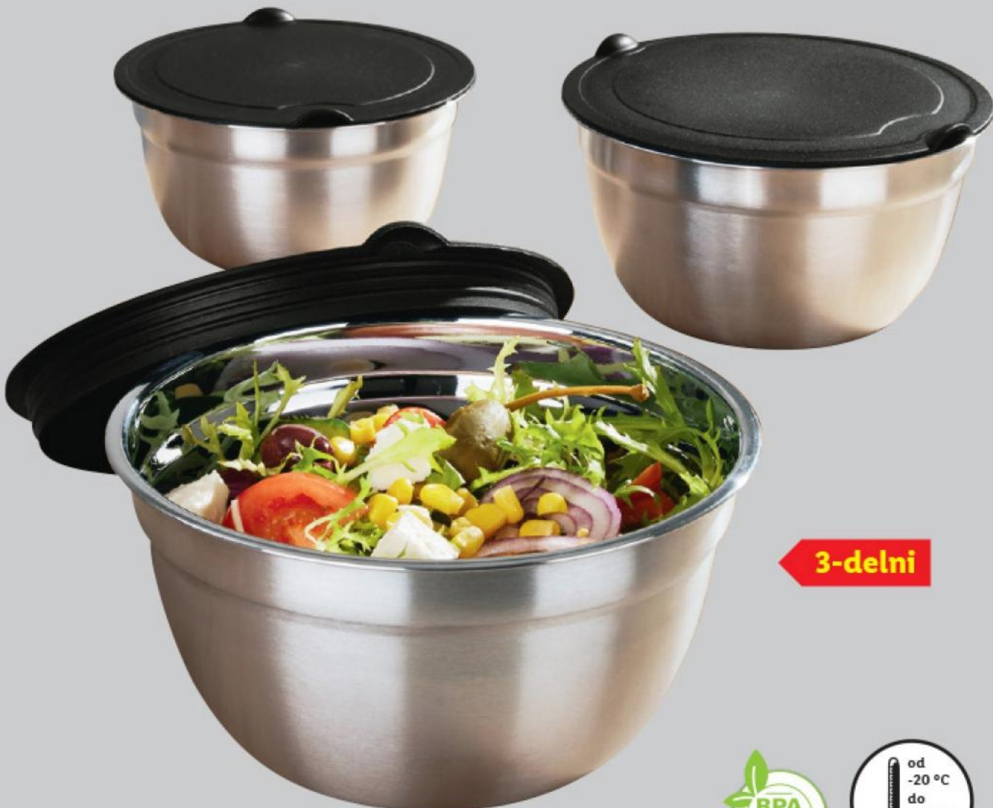 SILVERCREST Komplet skled 3-delni