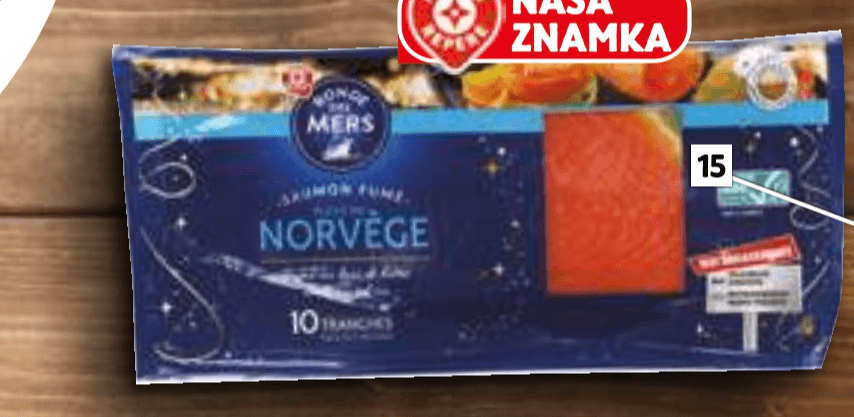 Dimljen norveški losos 350 g