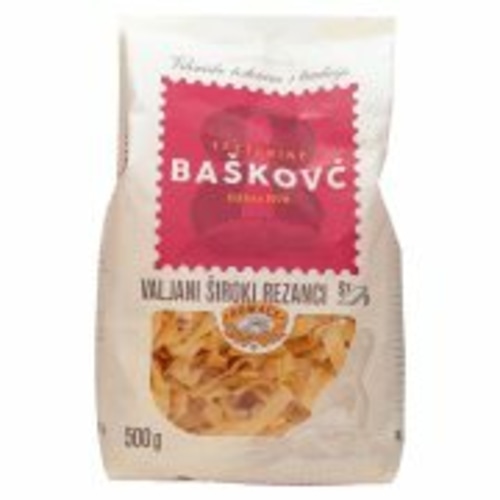 Domači široki rezanci Baškovč 500 g Baškovč
