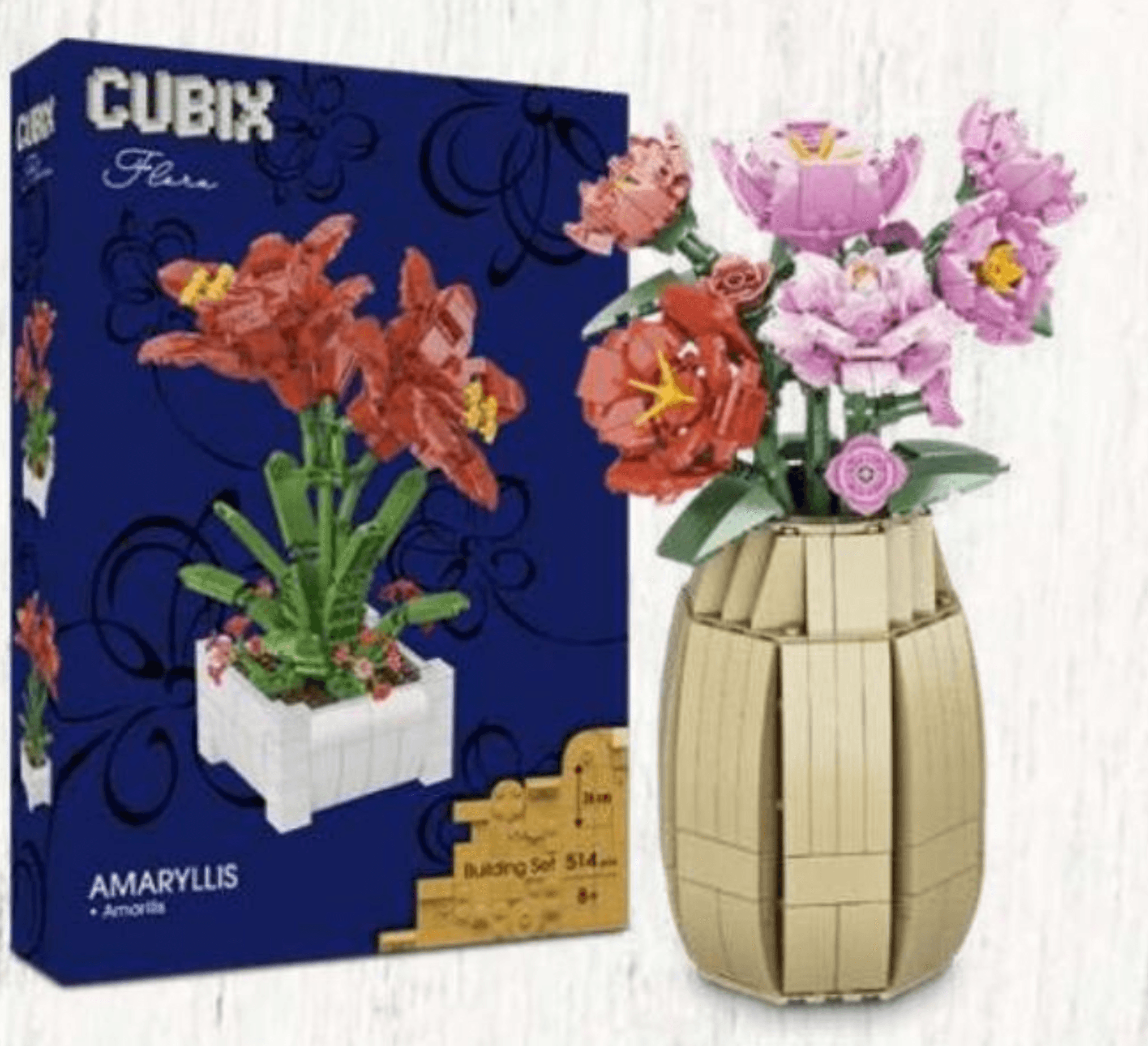 Kocke Cubix, Cvetje v vazi