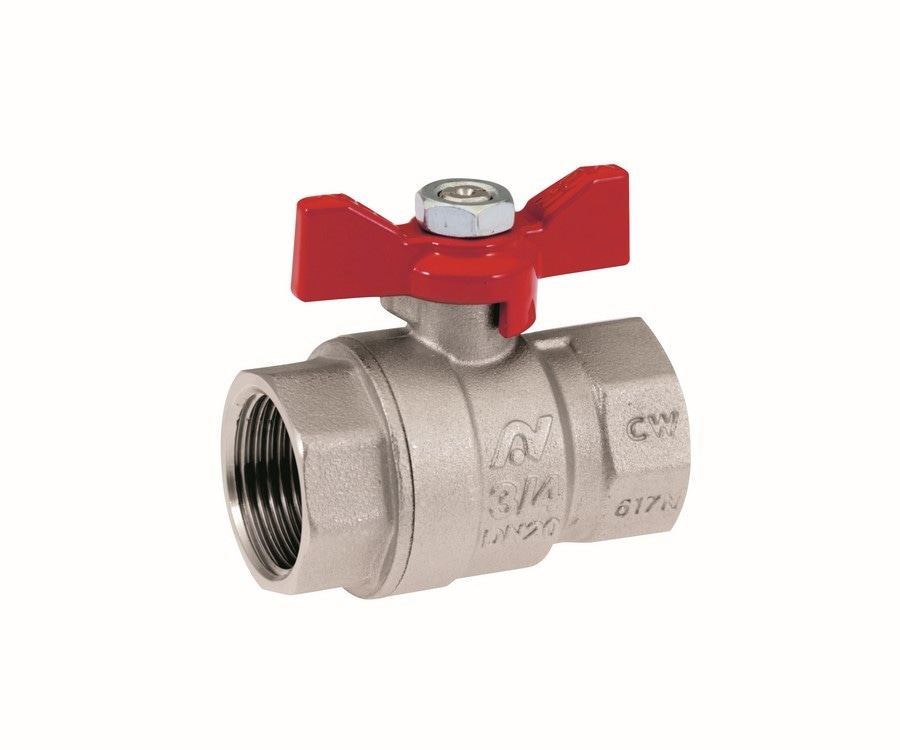 Kroglični ventil z ročko 1/2