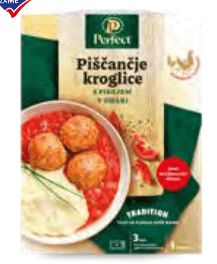 Perfect kroglice s pirejem 380 g - Akcija v trgovini Jager