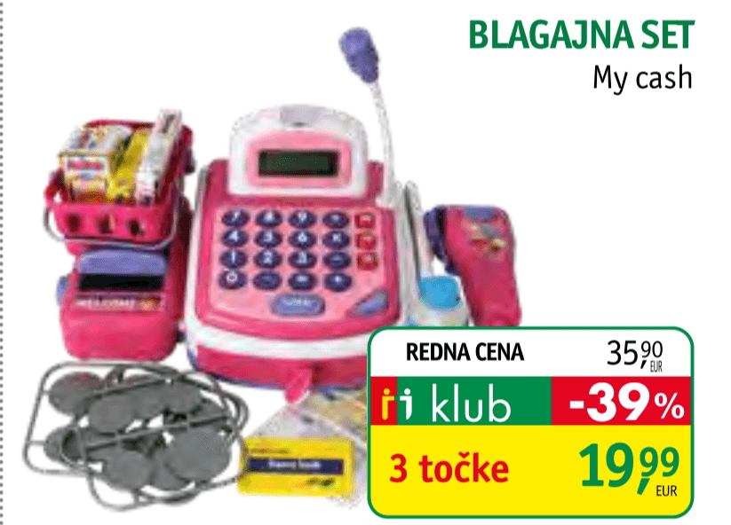 Blagajna Set My cash