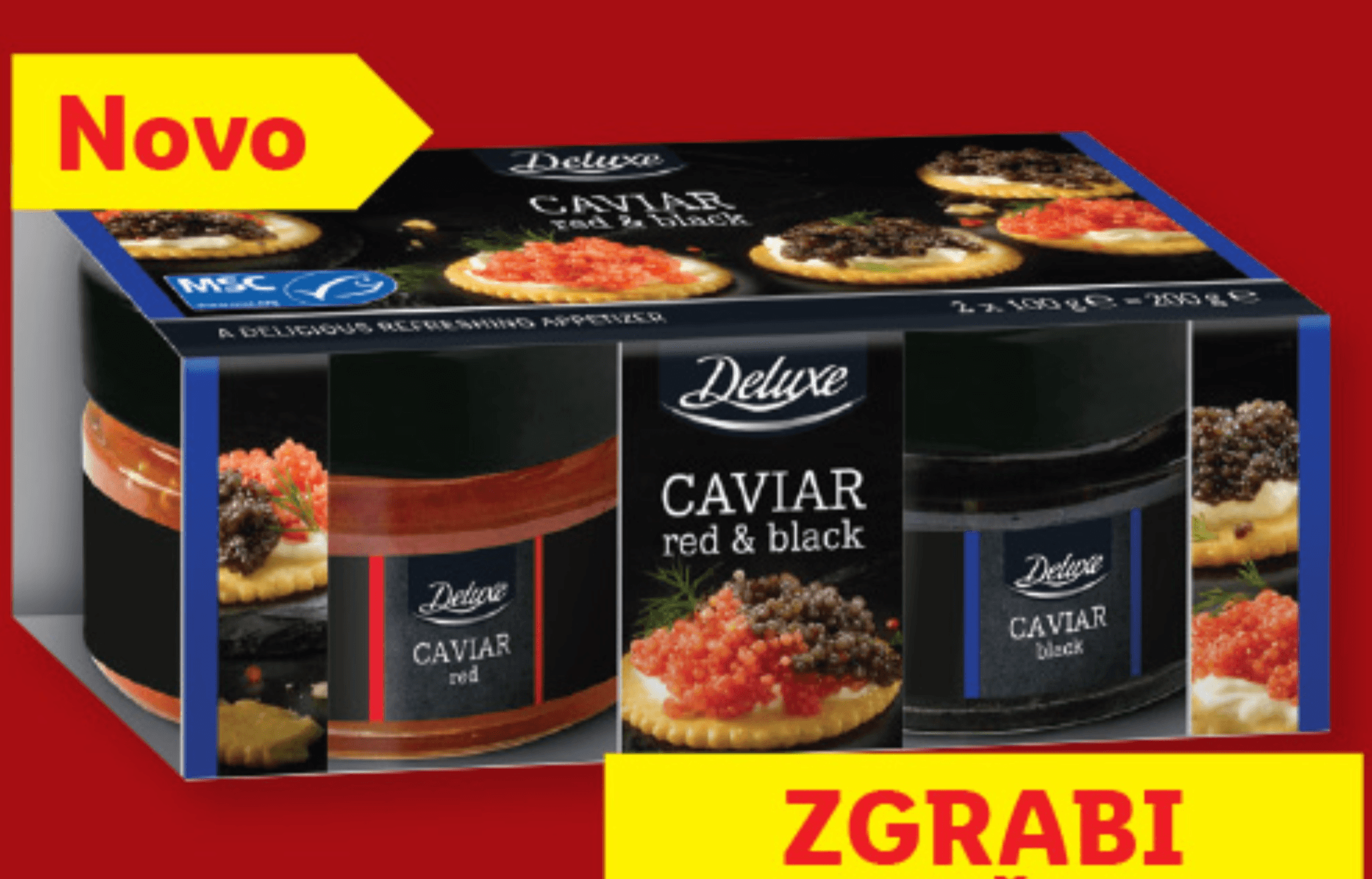 Deluxe Morski kaviar 2 x 100 g