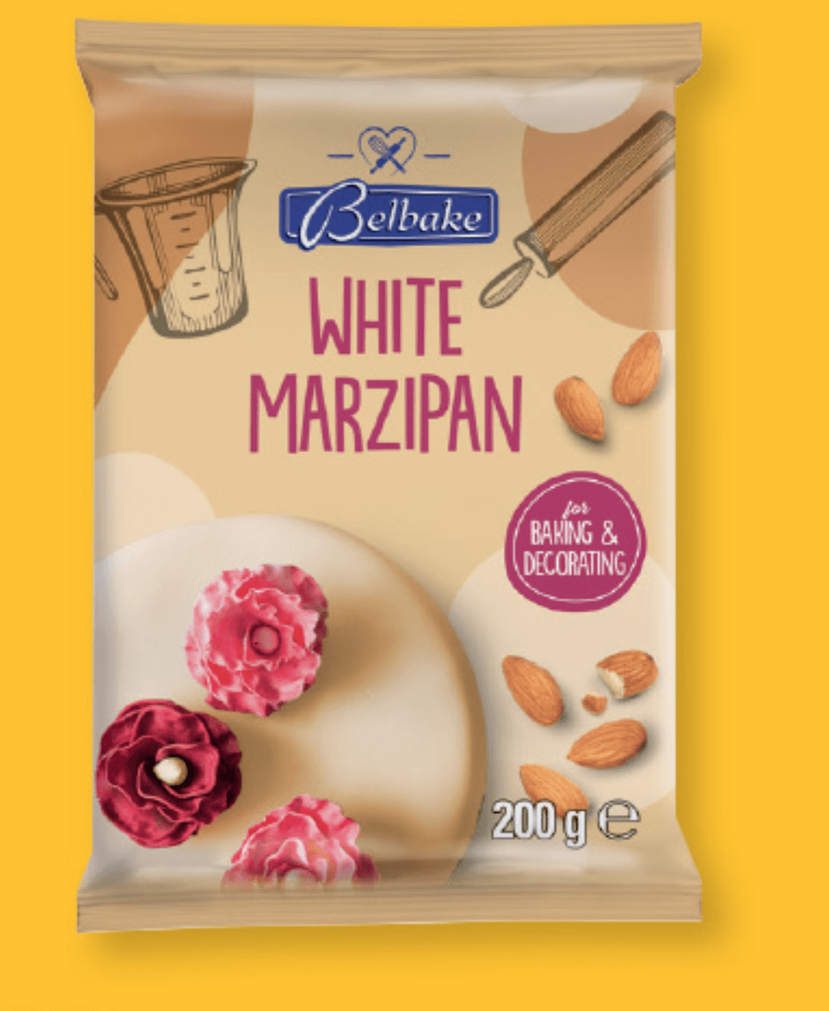 Belbake Fina marcipanova masa 200 g - Akcija v trgovini Lidl