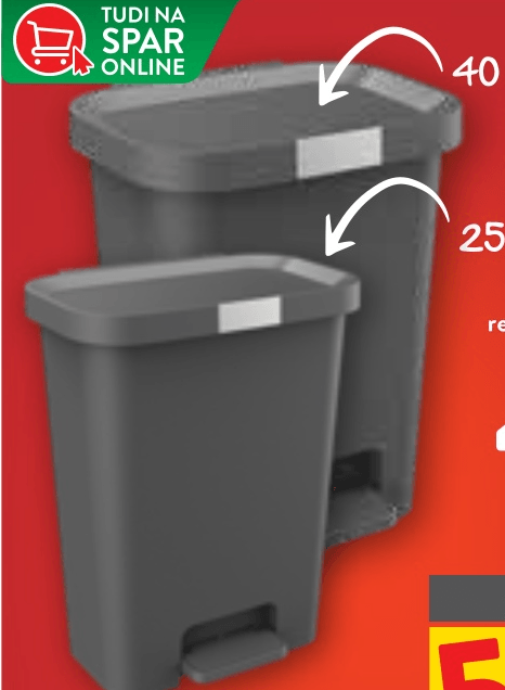 Koš za smeti 25 L