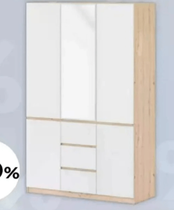 OSKAR LUX omara 5V 3P 135 x 51 x 212 cm - Akcija v trgovini Prima