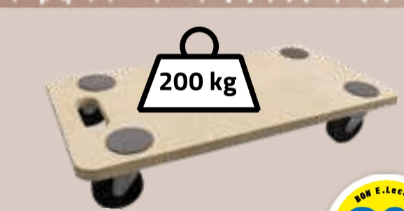 Leseni voziček - Akcija v trgovini E.Leclerc