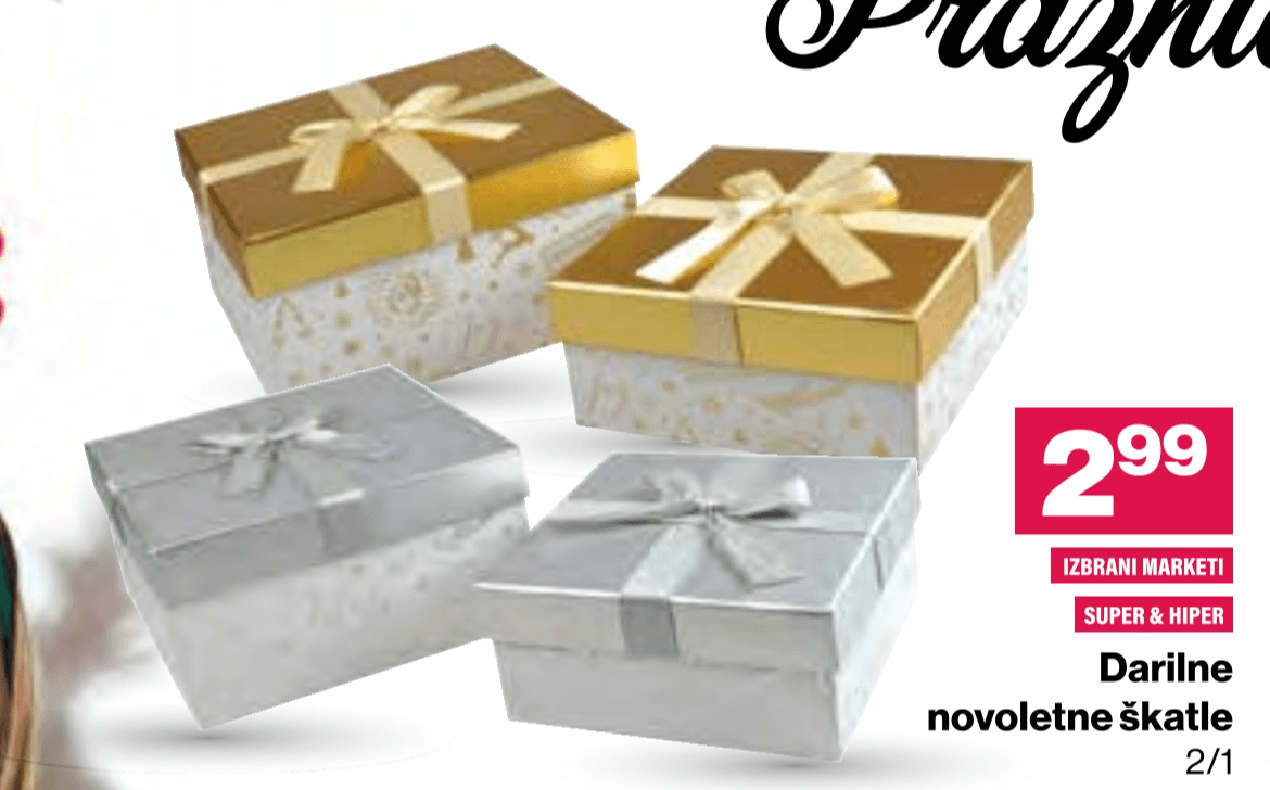 Darilne novoletne škatle 2/1