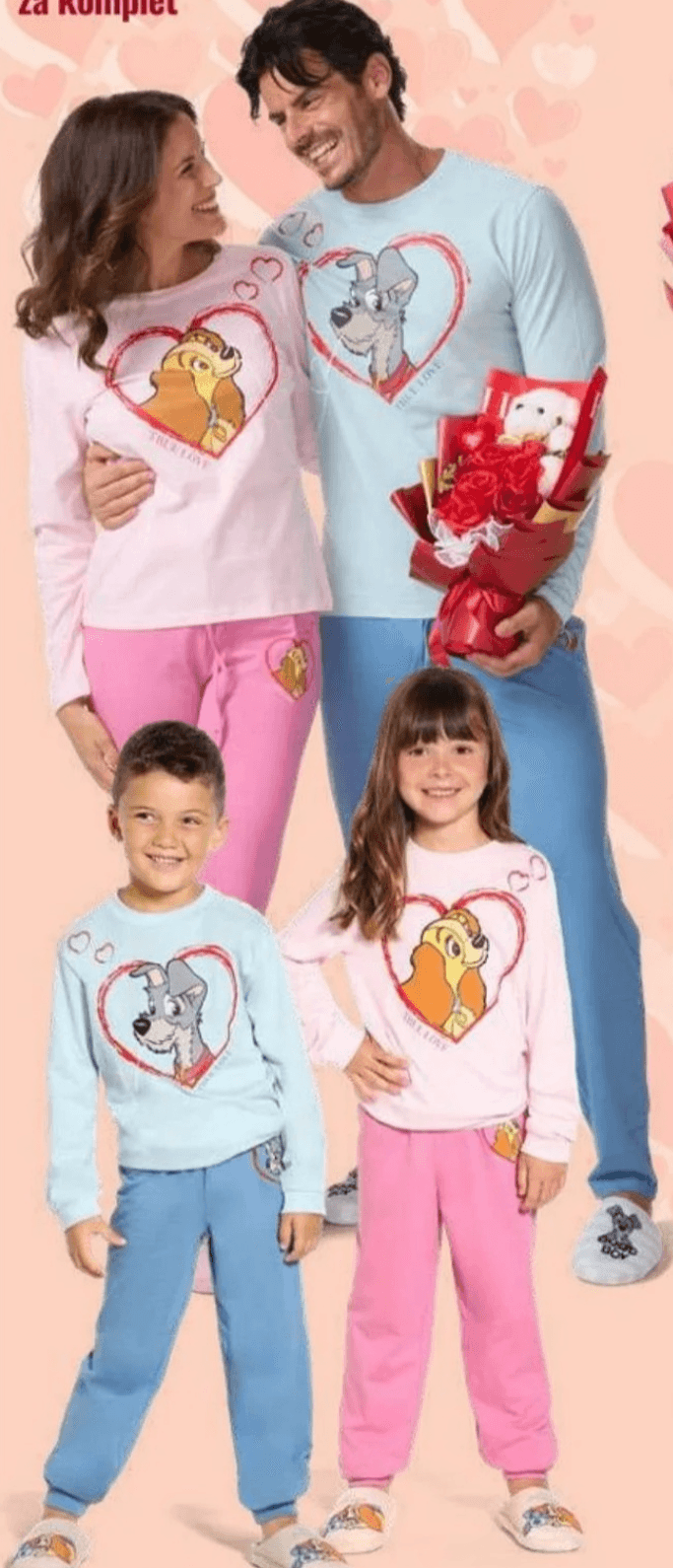 Pižama za odrasle/otroke Disney - Akcija v trgovini Eurospin