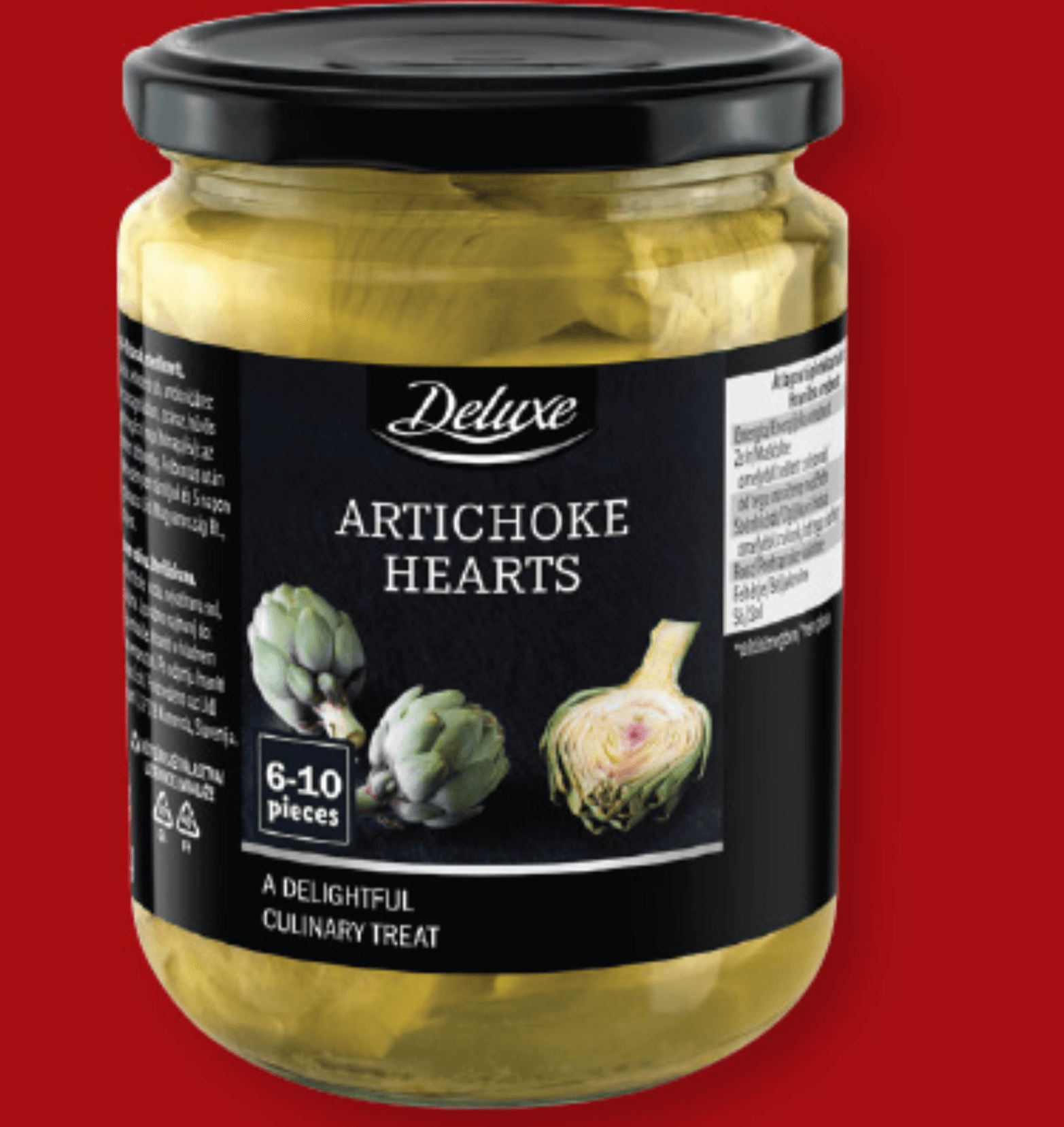Deluxe Artičokini srčki 445 ml