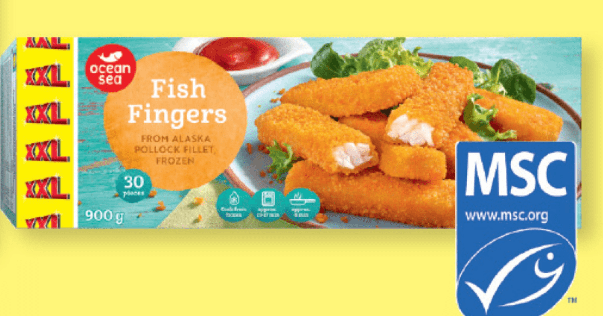 Ocean Sea Ribje palčke XXL 900 g