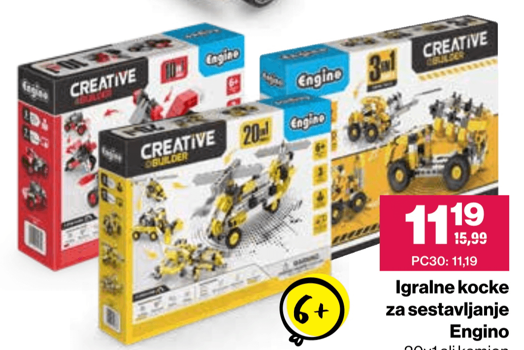 Kocke LEGO - Akcija v trgovini Mercator