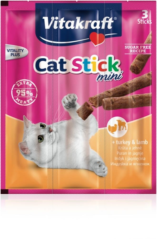 Prigrizek za mačke Vitakraft mini palčke, 3 x 18 g