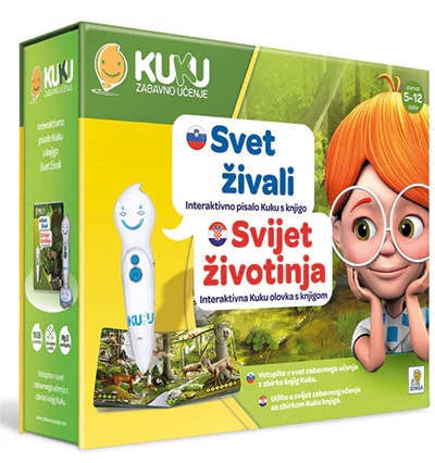 Interaktivno pisalo Kuku s knjigo - Svet živali 1 kos