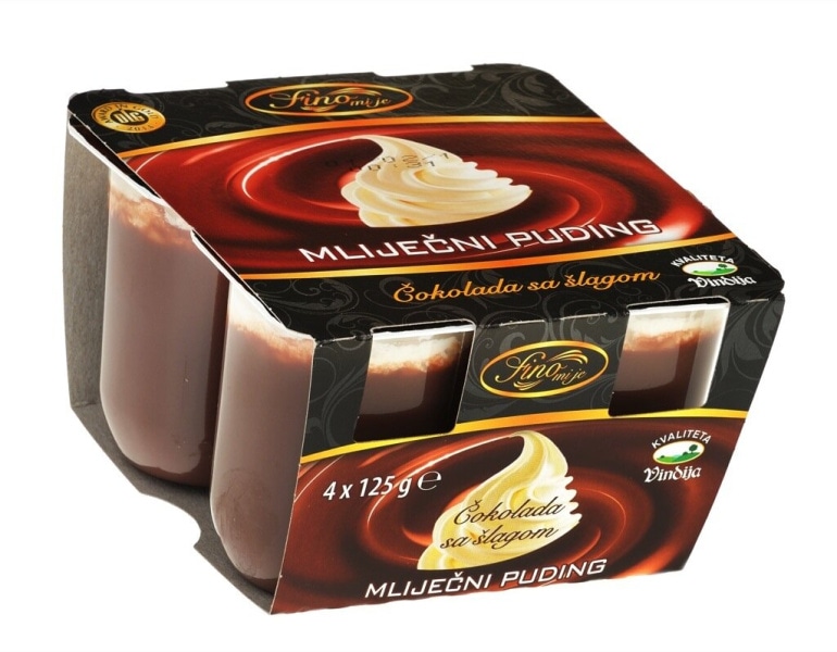 Fino Mi Je Puding s smetano 4 x 125 g