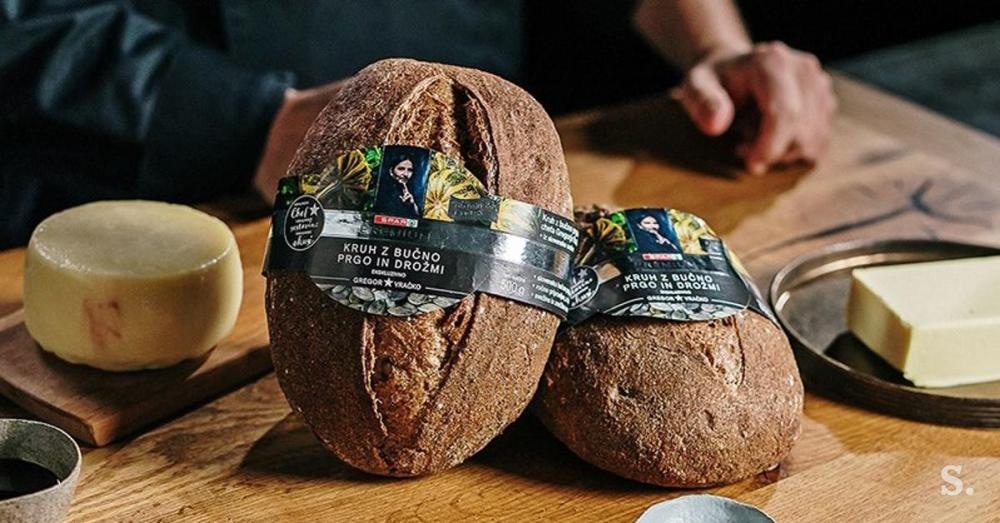 Kruh z bučno prgo in drožmi 500 g