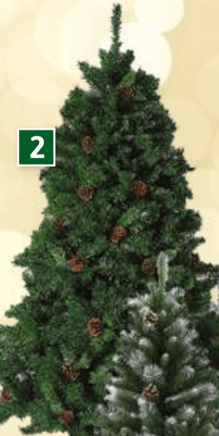 Umetno božično drevo s storži