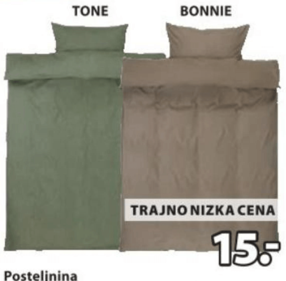 Posteljnina TONE