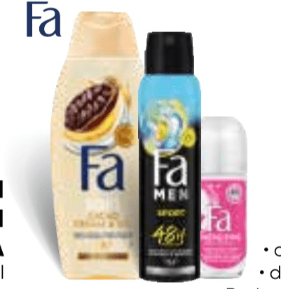 Izdelki Fa - Akcija v trgovini Tuš