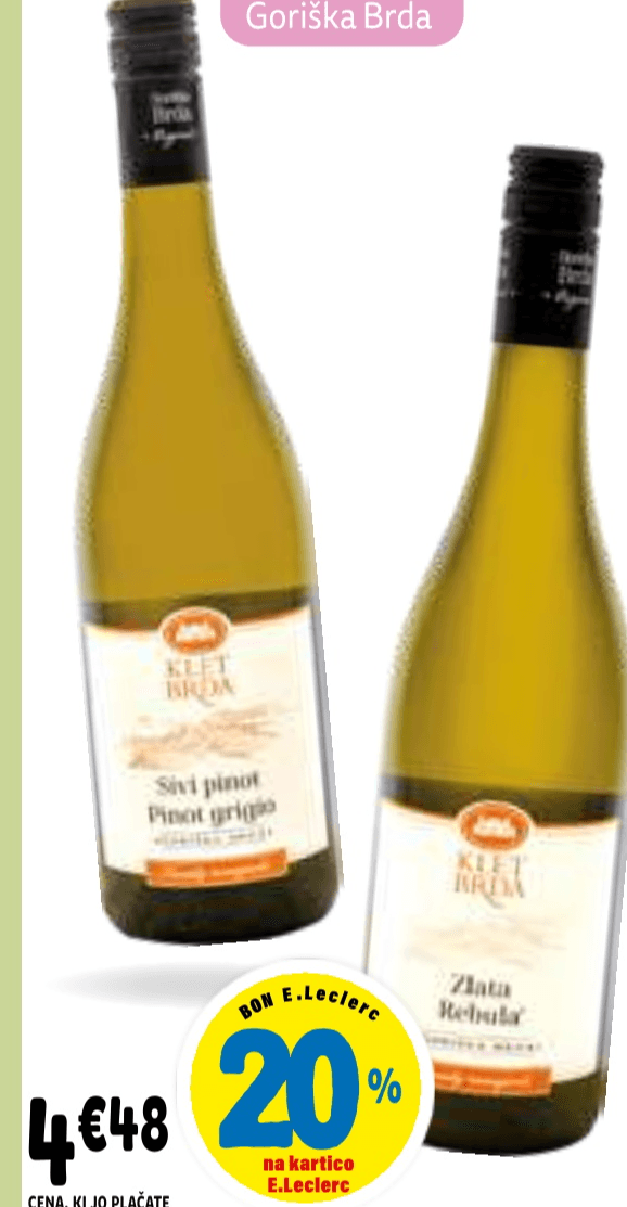 Klet Brda Sivi Pinot 0,75 l