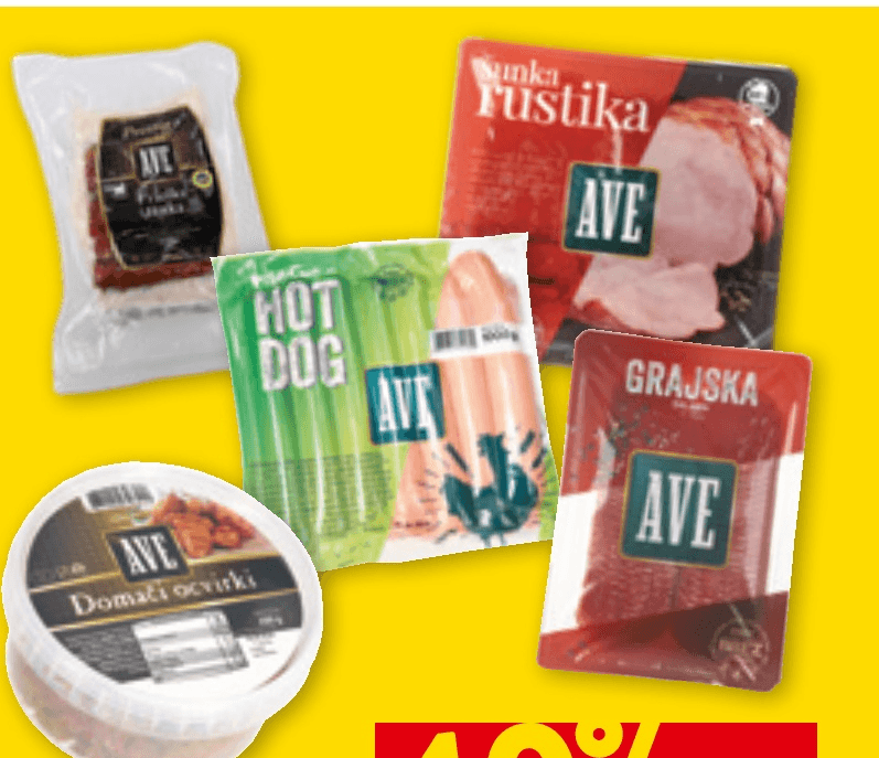 Vsi narezki in pakirane mesnine - Akcija v trgovini Spar