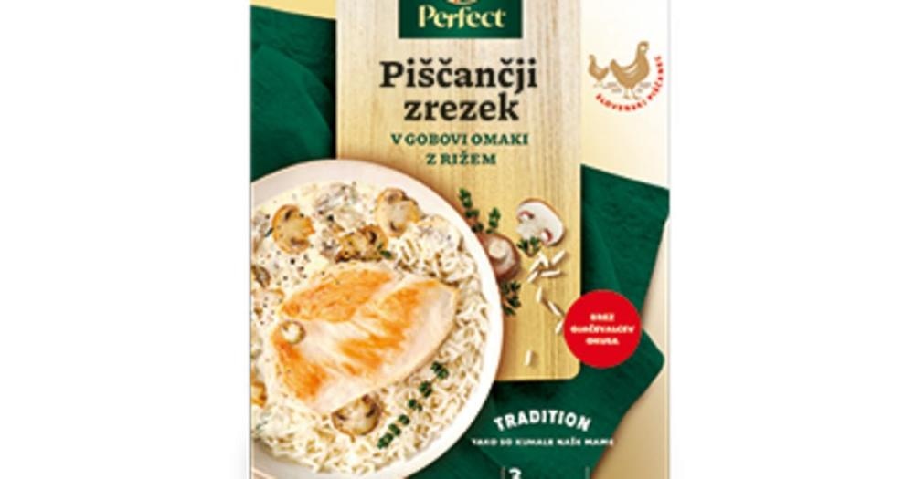 Piščančji zrezek in riž v gobovi omaki Perutnina Ptuj 330 g - Akcija v trgovini Mercator