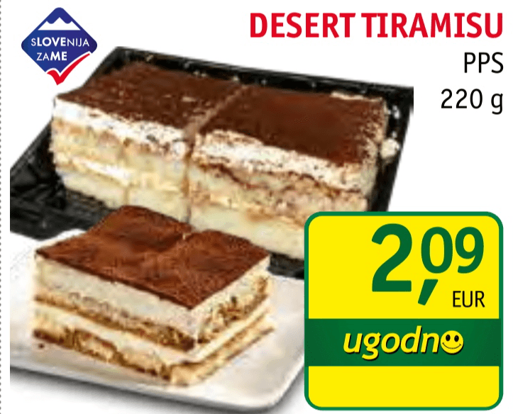 Desert Tiramisu 220 g