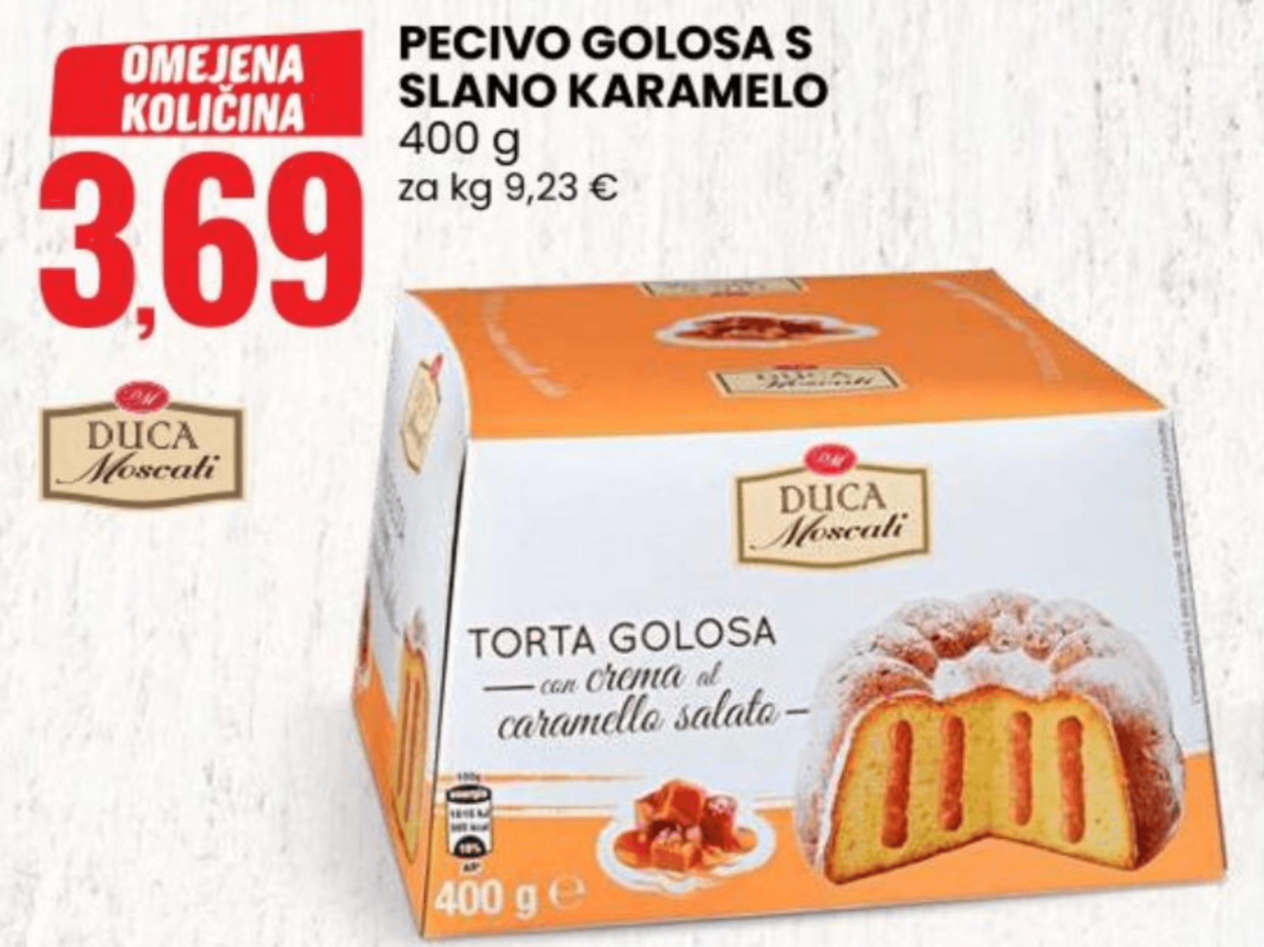 Duca Moscati Pecivo Golosa 400 g