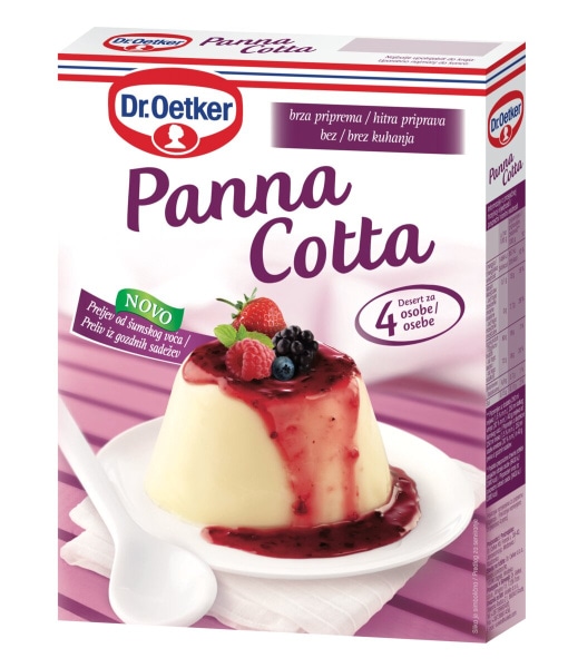 Tiramisu ali Panna Cotta Dr. Oetker 100 g (Tiramisu) ali 124 g (Panna Cotta)