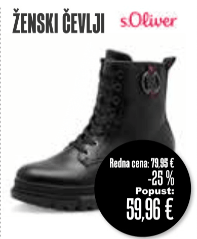 Ženski čevlji s.Oliver