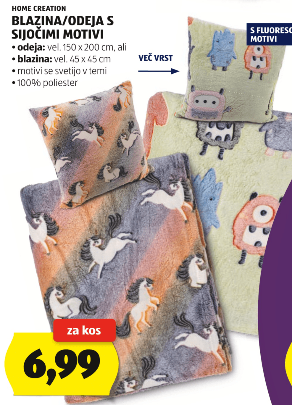 Home Creation Blazina/Odeja s Sijočimi Motivi