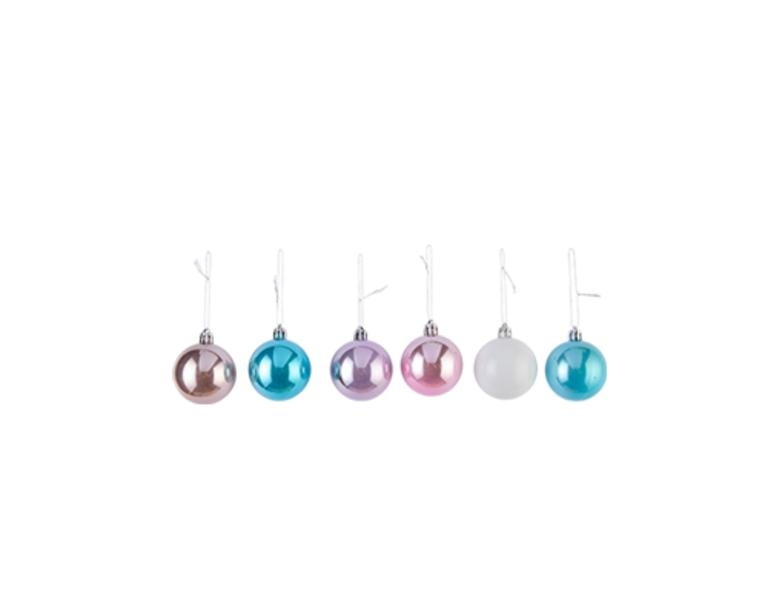 Set okrasnih obeskov 30 kosov