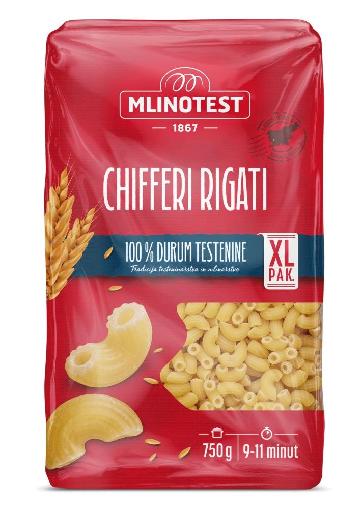Chifferi Rigati Mlinotest 750 g MLINOTEST