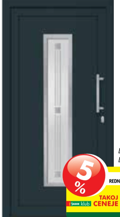 PVC stranska vrata METTEN