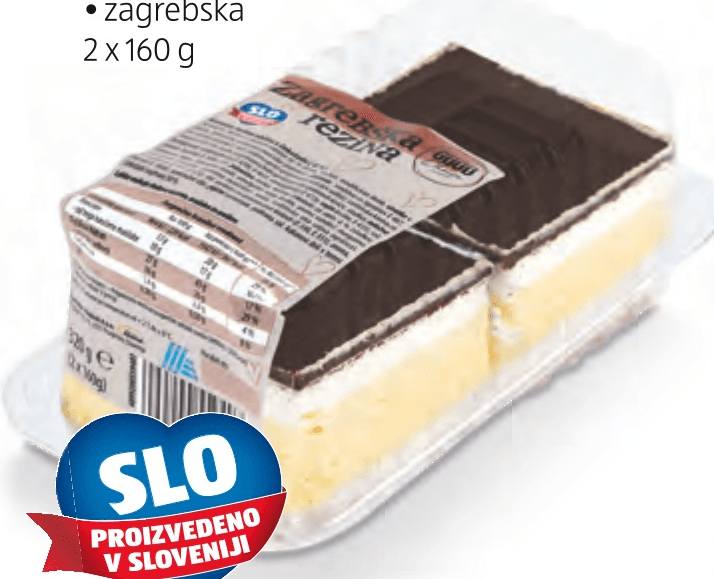 Kremna rezina 2 x 160 g - Akcija v trgovini Hofer