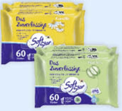 Softstar vlažni toaletni papir 2x60 kosov