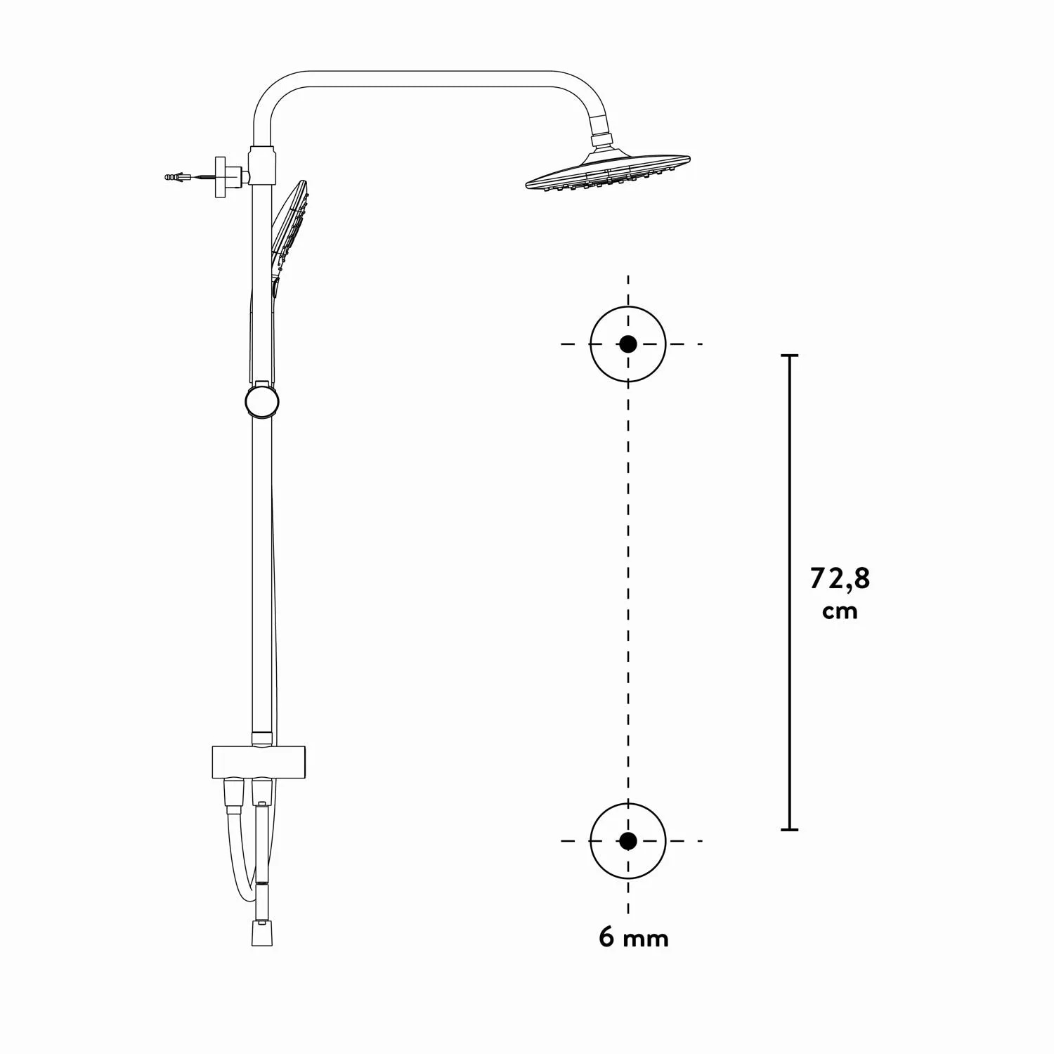Set nadglavne prhe Baliv