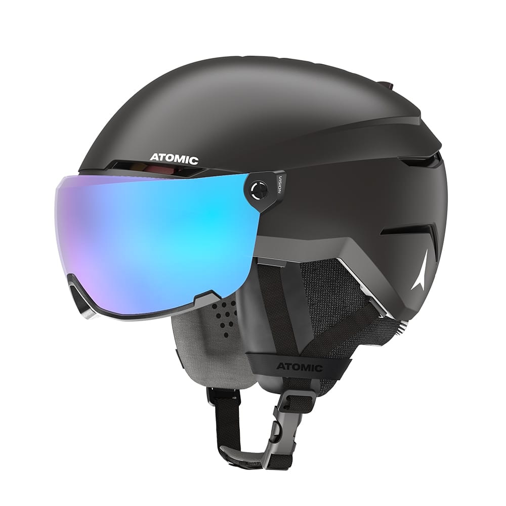 Smučarska čelada z vizirjem Savor Visor Stereo