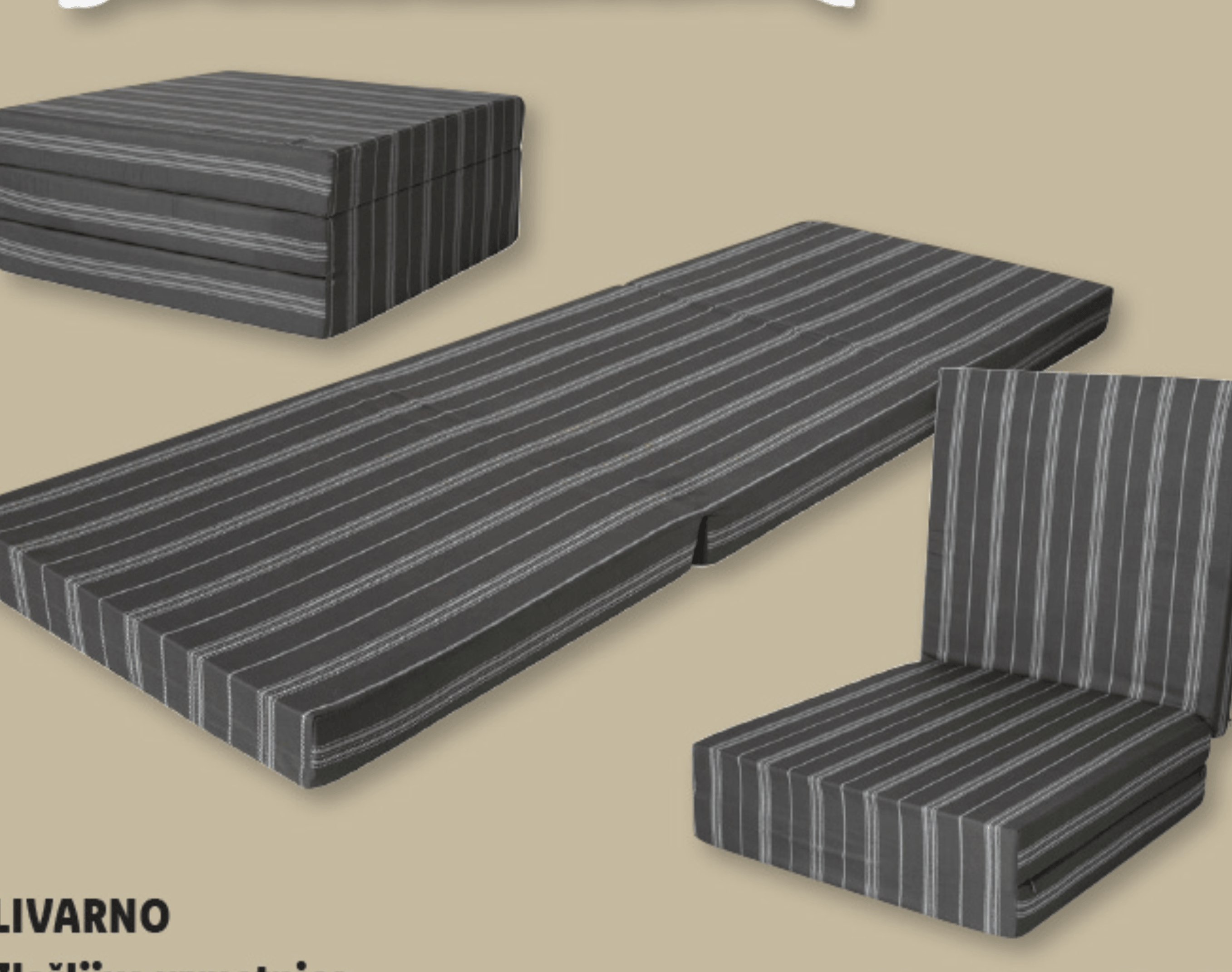 LIVARNO Zložljiva vzmetnica