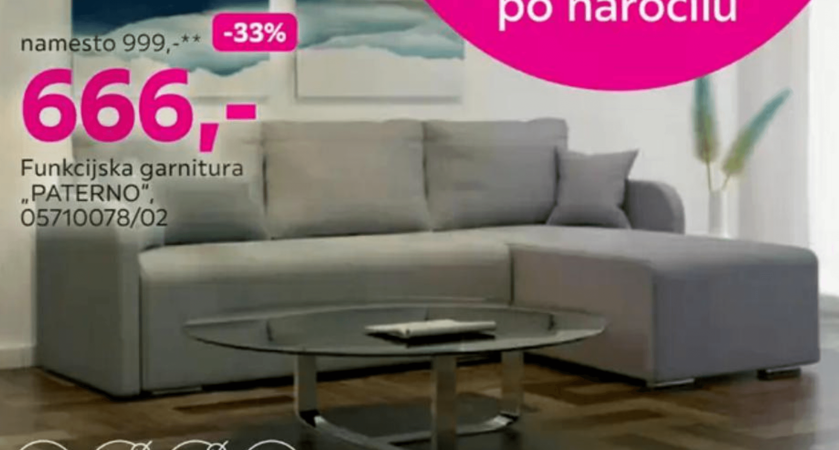 Funkcijska garnitura „PATERNO"