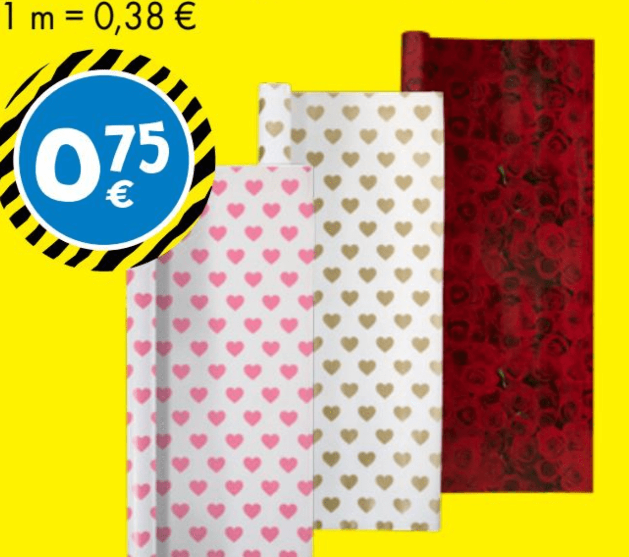 Darilni papir 200x70 cm - Akcija v trgovini Tedi