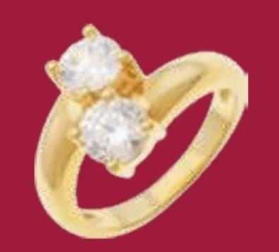 Prstan s cirkonijevima oksidoma - Akcija v trgovini E.Leclerc