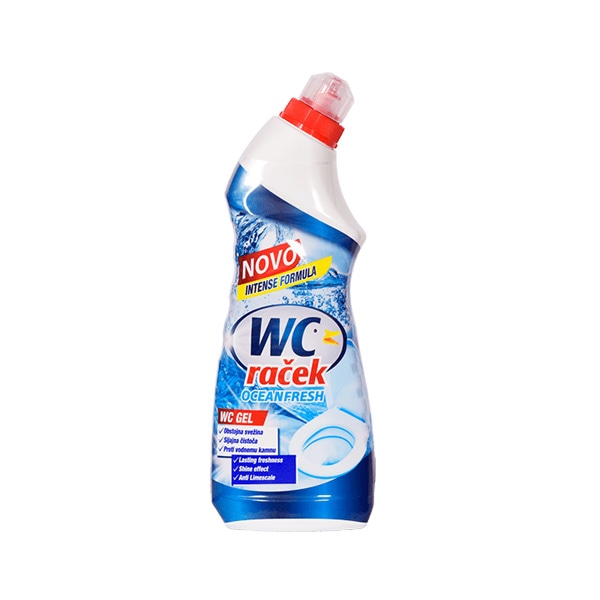Izbrana čistila WC Raček 750 ml